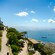 A woman looking out to sea from a lookout point on the Rock of Gibraltar